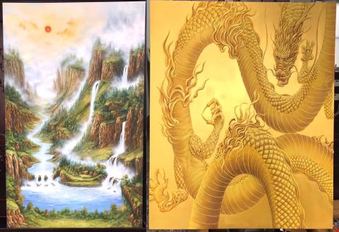 Selphie Jhuang個人工作室 - 東方傳統　壓克力訂製畫