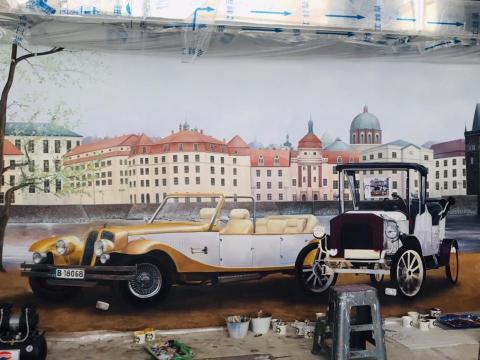 Selphie Jhuang個人工作室 - 龍潭豪宅　壁畫施工