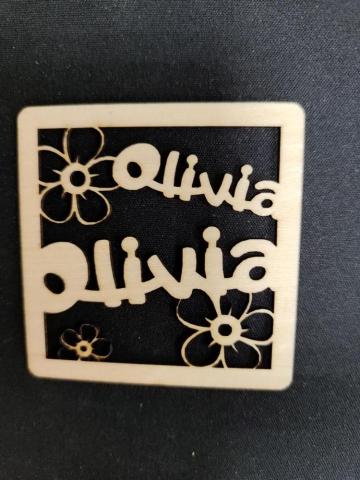 解玉綉 - 雷雕成品