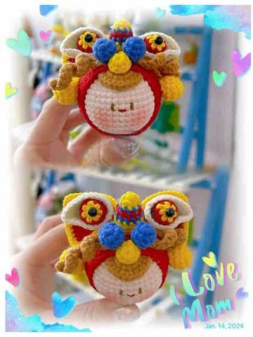 蔡承芸 - 原本單純是4股毛線？以鉤針跟圖解就能做成這樣了！