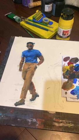 Nina  Lin - 油畫 壓克力 成人教學