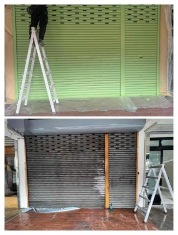 西蒙油漆シモン - 鐵卷門上漆