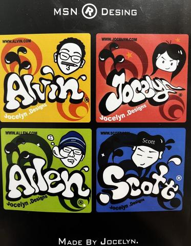 Jocelyn&reg; - 人像+英文名繪圖設計