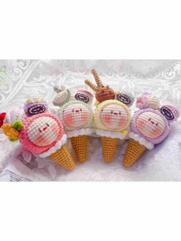 蔡承芸 - 原本單純是4股毛線？以鉤針跟圖解就能做成這樣了！