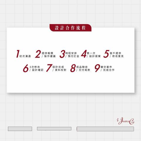 𝐉𝐎𝐀𝐍𝐀𝐂𝐀𝐈𝐈𝐄｜泳洝設計 - 合作流程