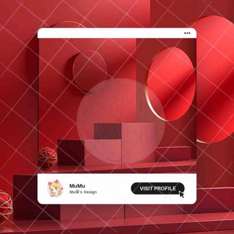 莯棉工作室 - 電商產品展台模板