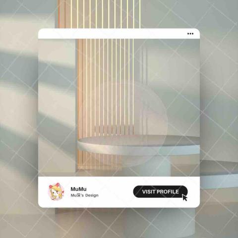 莯棉工作室 - 電商產品展台模板