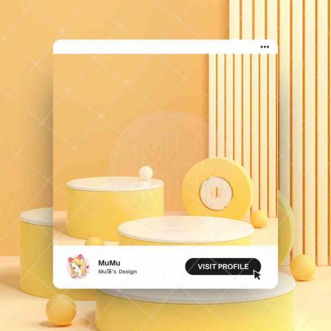 莯棉工作室 - 電商產品展台模板