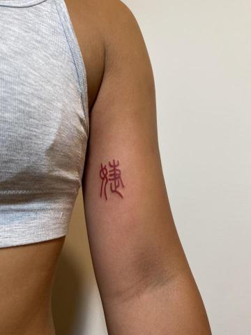 偏門藝術 - 篆體 紅