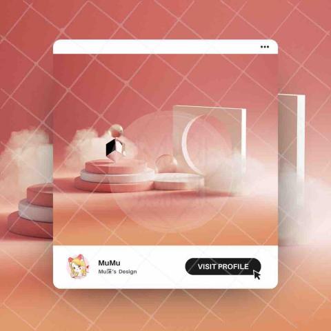 莯棉工作室 - 電商產品展台模板