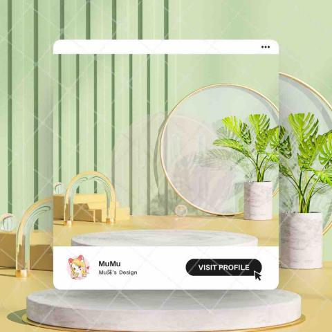 莯棉工作室 - 電商產品展台模板