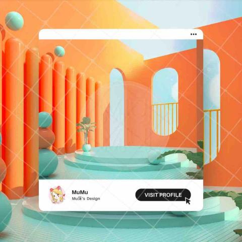 莯棉工作室 - 電商產品展台模板