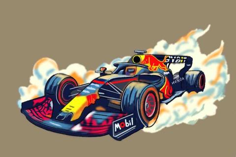 小石頭 - F1紅牛賽車