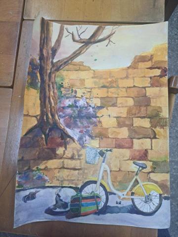 金魚老師 - 學生四開西畫作品（國二）