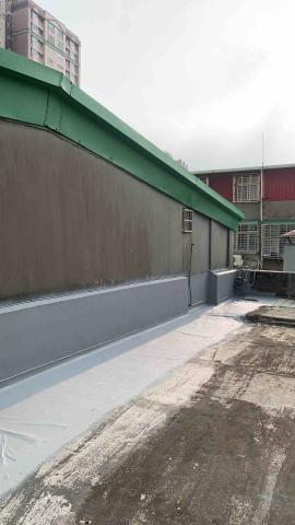 曜藝設計工程 - 板橋屋頂鐵皮浪板噴塗防水漆+防水毯施工