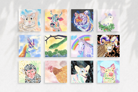 Sylvia - 電繪十二生肖