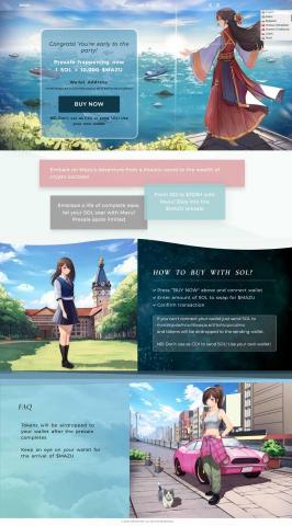 Noelle Chen - 網頁設計 https://mazucoin.io/ : 依客戶提供語法帶入電子錢包,以主形象圖為主題設計,能切換20多種語言 Noelle Chen - 網頁設計 https://mazucoin.io/ : 依客戶提供語法帶入電子錢包,以主形象圖為主題設計,能切換20多種語言