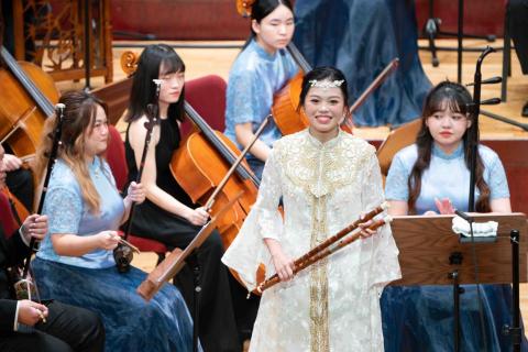 邱蕙 - 於2024/05/27與臺藝大國樂團於台北國家音樂廳演出笛協奏曲