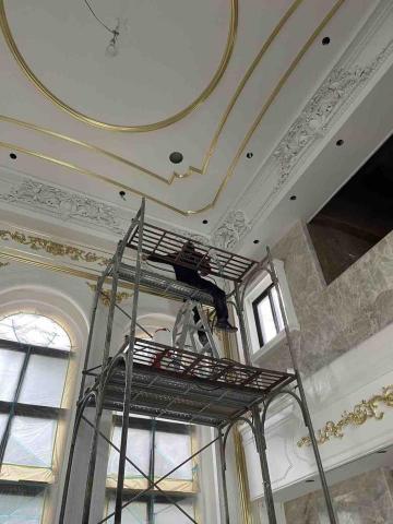 傑出專業除蟲工作室-專業除白蟻服務 - 六層樓透天別墅白蟻預防 4米以上架設鷹架