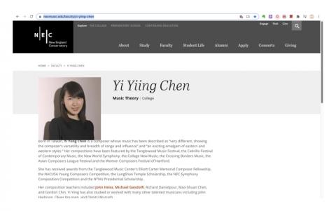 yiyi老師＿鋼琴 樂理 曲式分析 皇家檢定 - 曾任教美國新英格蘭音樂學院