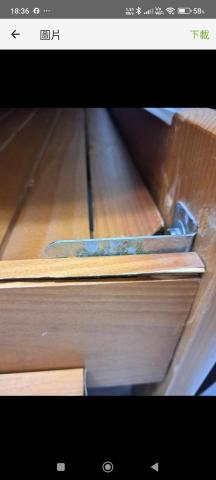 HCL裝修工程 - 床架斷裂修護前