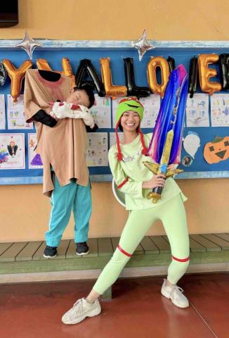 活動主持人 黃于華 - 開朗活潑的性格，能與學生打成一片