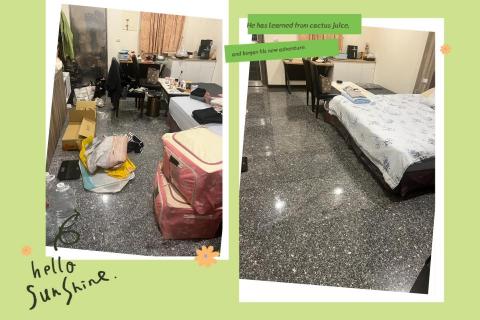 儀隔居家清潔 - 這個案場是需要收納清潔的前後整理完對比照片