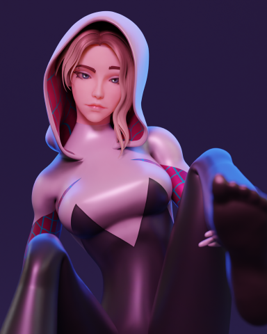 尼爾NiL(備份) - Gwen Stacy 蜘蛛女 關 3D二創