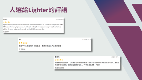 實戰派面試顧問/職涯諮詢/研究生推手/LighterLee - 
