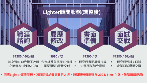 實戰派面試顧問/職涯諮詢/研究生推手/LighterLee - 