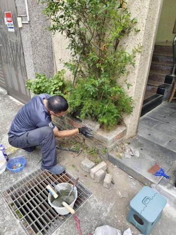 林裕紳 - 花台修補