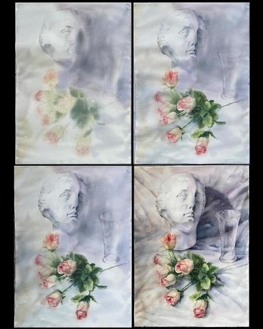 吉米老師 - 水彩靜物過程展示