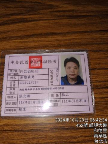 莊魍霸楚 - 個人的身心障礙者