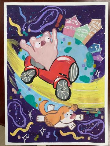 姚采伶 - 水彩-廣告顏料（個人創作）