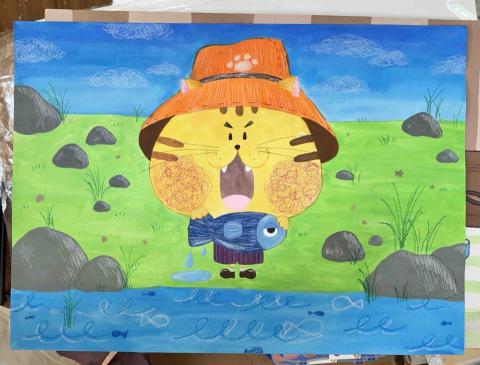 姚采伶 - 多媒材（個人創作）(成堡國際兒童美術)