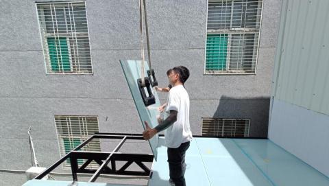 騰達工程 - 玻璃採光罩工程