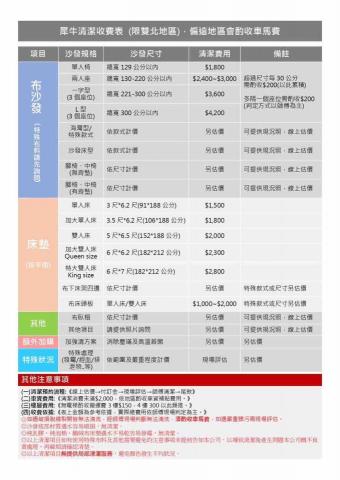 黃偉誠 - 沙發價格表