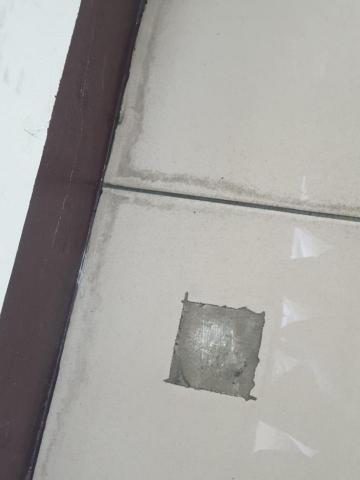陳姿儀 - 新屋某公司辦公室清理磁磚（清理前）