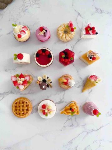 張小嘉 - 關口甜點黏土16件