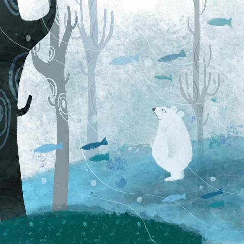想想設計工作室 - 北極熊的春天 / 繪本作品