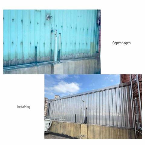 達閎金屬企業社 - 拆除舊有烤漆浪板更換不銹鋼五溝浪板 達閎金屬企業社 - 拆除舊有烤漆浪板更換不銹鋼五溝浪板