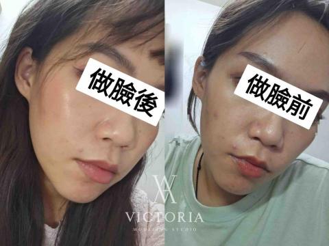 Victoria 造型美學 - 美容保養前後對照