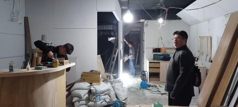 大師工程@阿天 - 牛排館夜間趕工