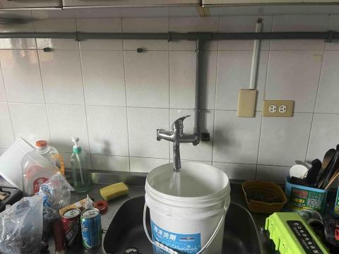 軍達水電行 - 漏水明管配置