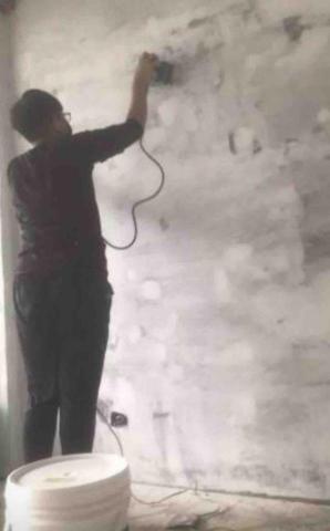 廣益 - 批土研磨