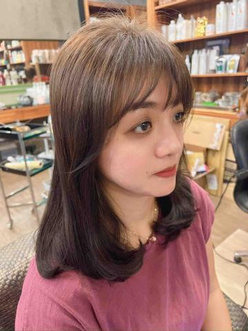 髮朵時尚創意玩美髮藝工作室 - 內灣+蜂蜜棕髮色