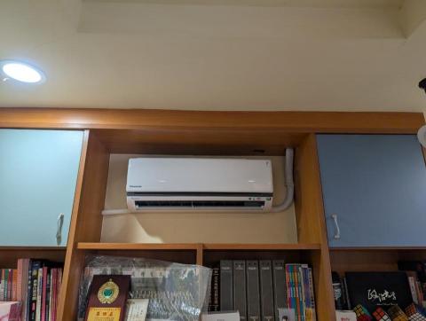 竣翔空調 - 新竹-林小姐 國際冷暖分離式 內機裝機完成照