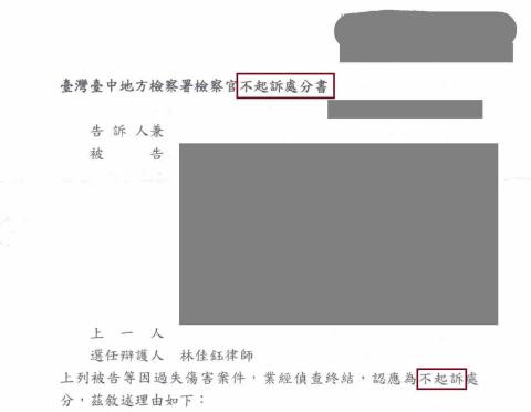 林佳鈺律師 - 車禍不起訴