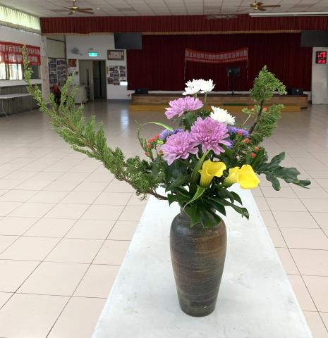 常臻花藝學堂 - 瓶花⋯平出基本型