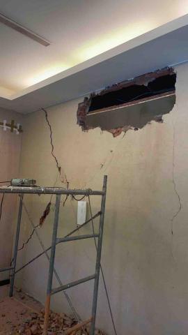 廣源統包 - 施工磚牆龜裂